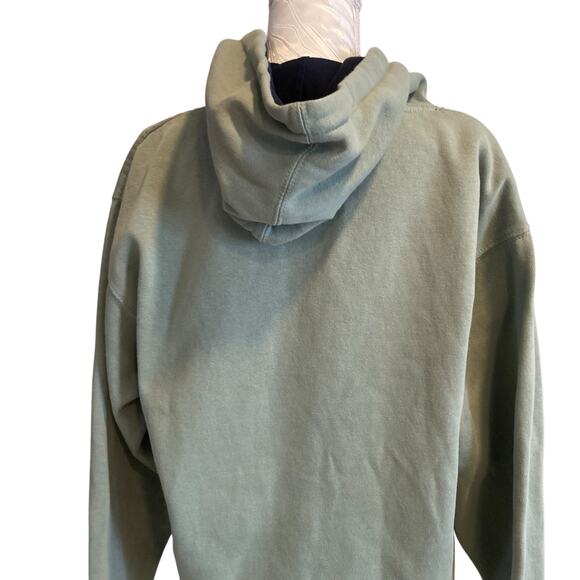 Oxford University Green College Crest Coat Of Arms Long Y2K Hoodie Size Large - Picture 13 of 16